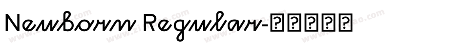 Neuborn Regular字体转换